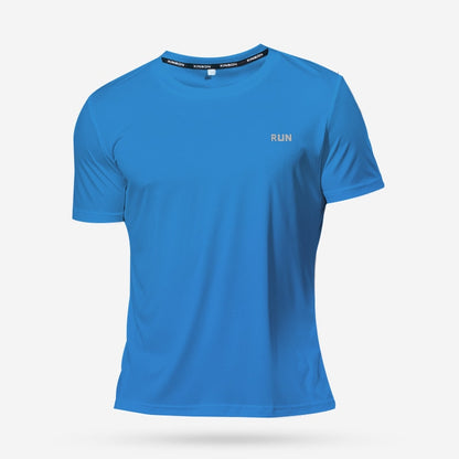 Multicolor Quick Dry Short Sleeve Sport T Shirt Gym