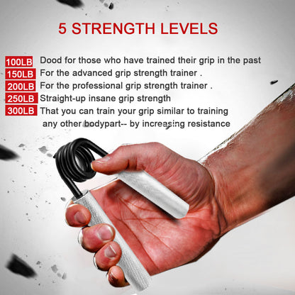 100lbs-300lbs Fitness Heavy Grips Wrist Rehabilitation