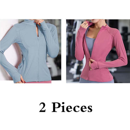 Women's Long Sleeves Sports Running Shirt Breathable