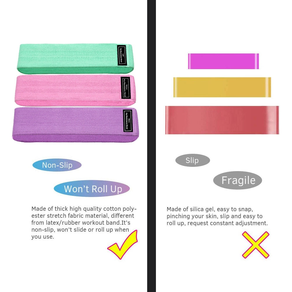 Fitness Rubber Band Elastic Yoga Resistance