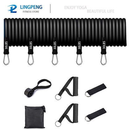 Fitness Resistance Pull Rope Rubber Band Yoga Elastic Belt