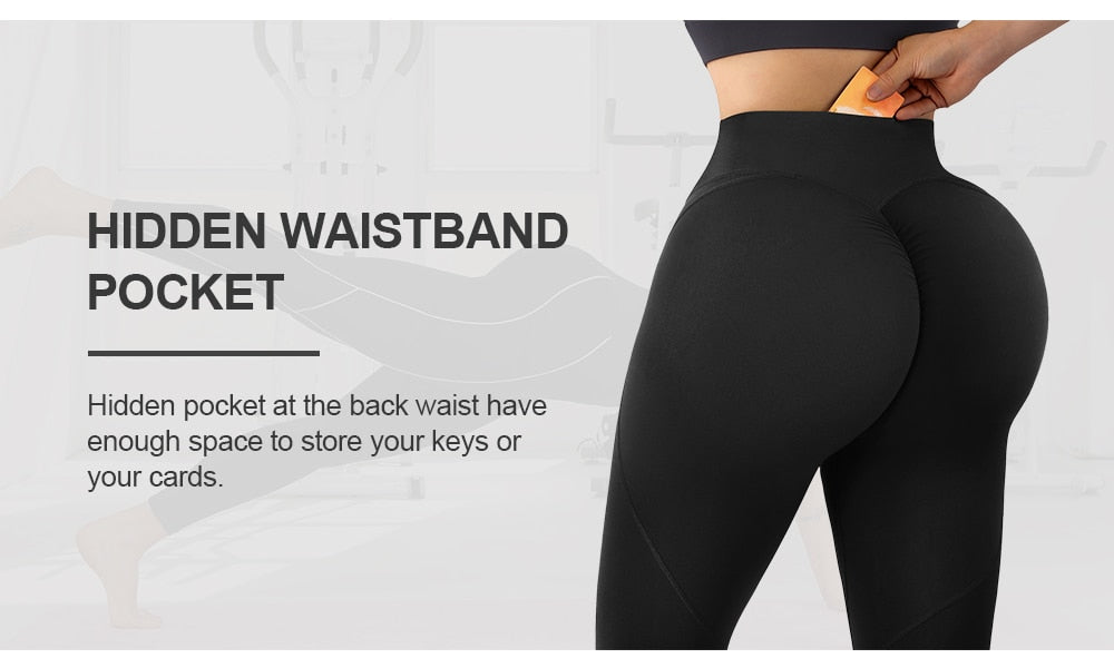 Leggings Women V Waist Tights Gym Clothing