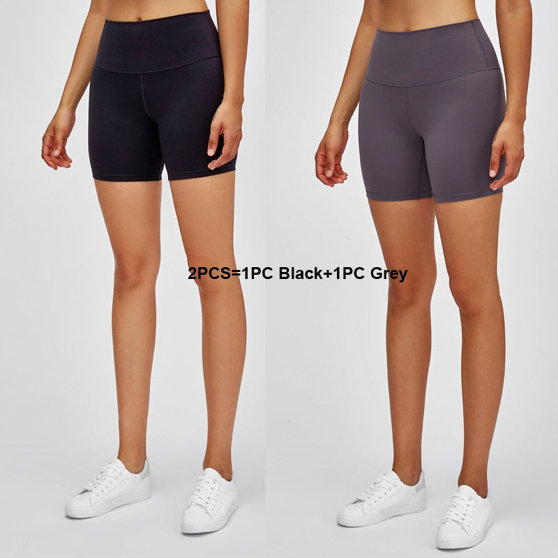 PHYSICAL High Waisted Workout Shorts Stretchy