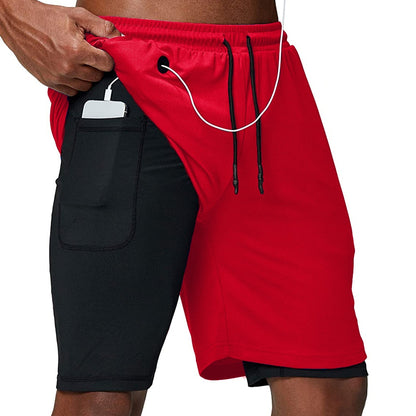 Running Shorts Men Fitness Gym Training Sports