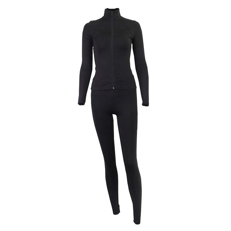 Yoga Suit Women&#39;s Sportswear Long-Sleeved