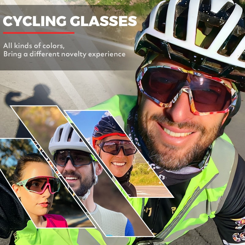 Photochromic Cycling Sunglasses Men Women Sport Road