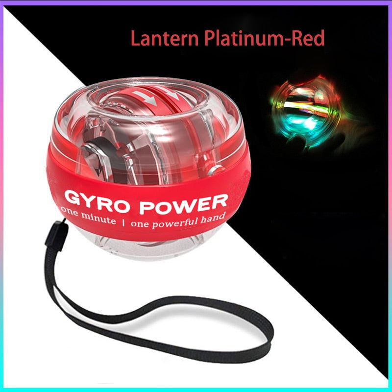 Wrist Pawer Ball Metal LED Gyroball Forearm Muscle