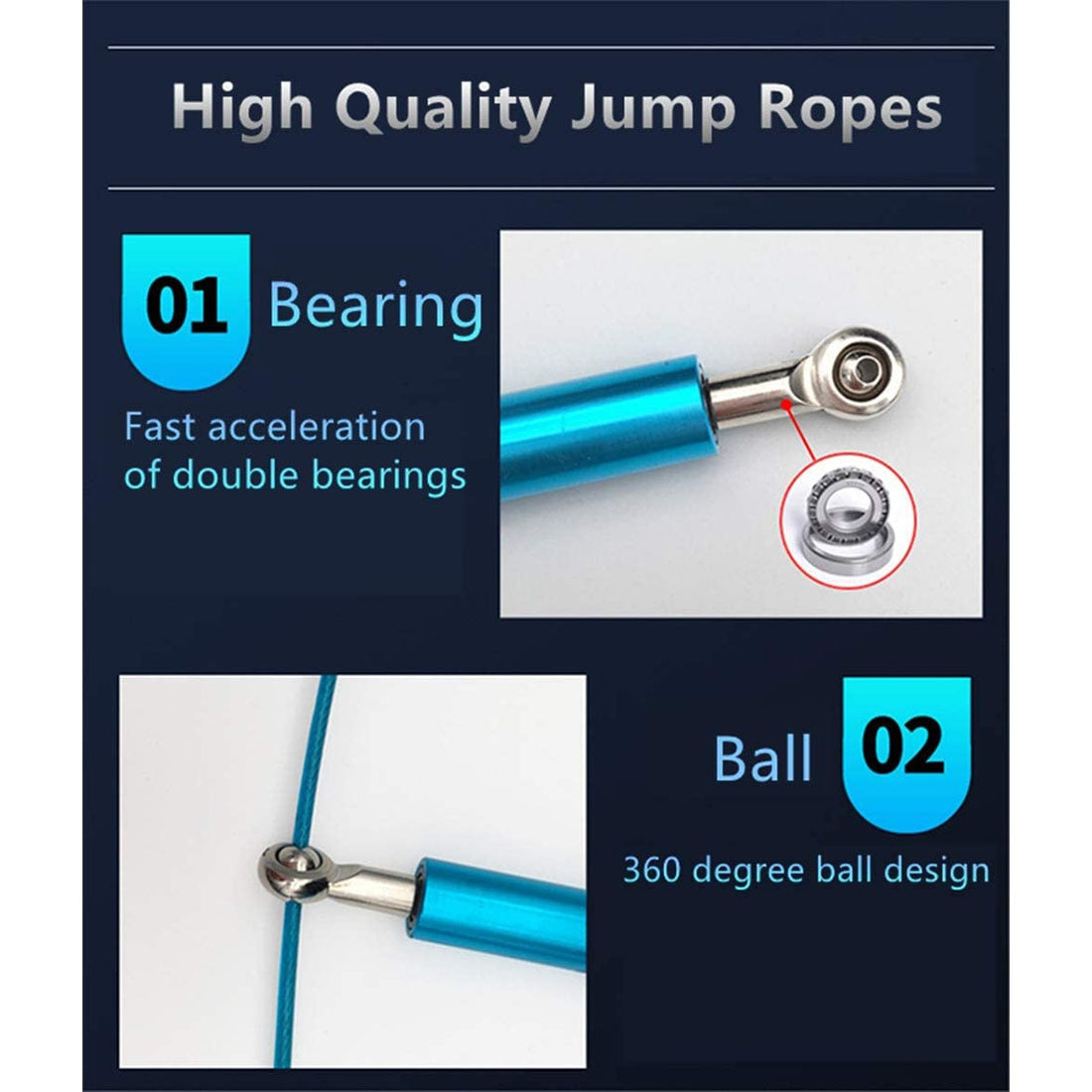 Bearing Skipping Rope Jumping Rope CrossFit Workout