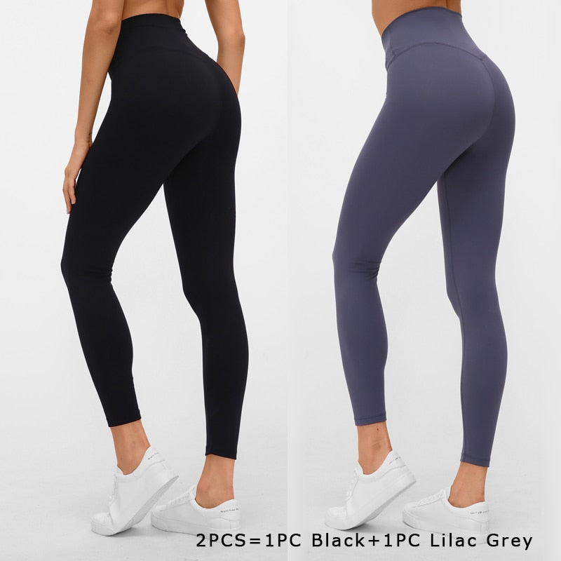 Yoga Leggings No Front Seam Buttery Soft Workout Leggings