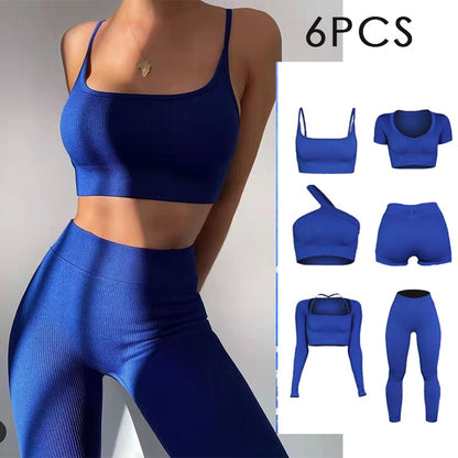 Seamless Yoga Set Female Women Crop Top