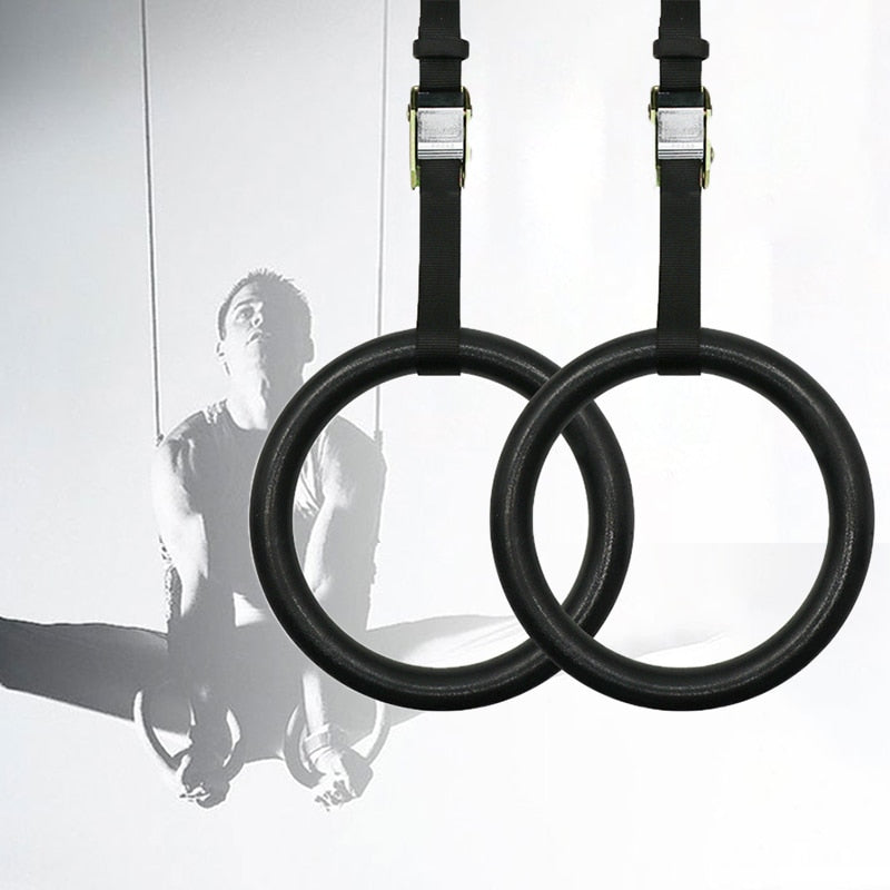 High Quality ABS Gymnastic Rings Adjustable Pull Up