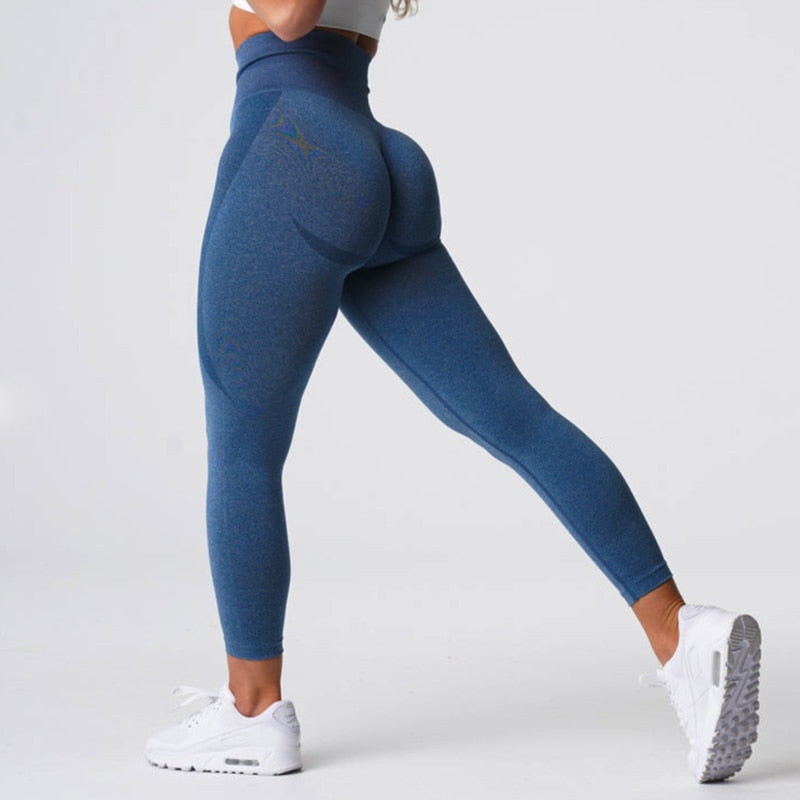 Mocha Contour Seamless Leggings High Waist Gym