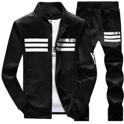 Men Running Sets Autumn Sportswear Sport Suit