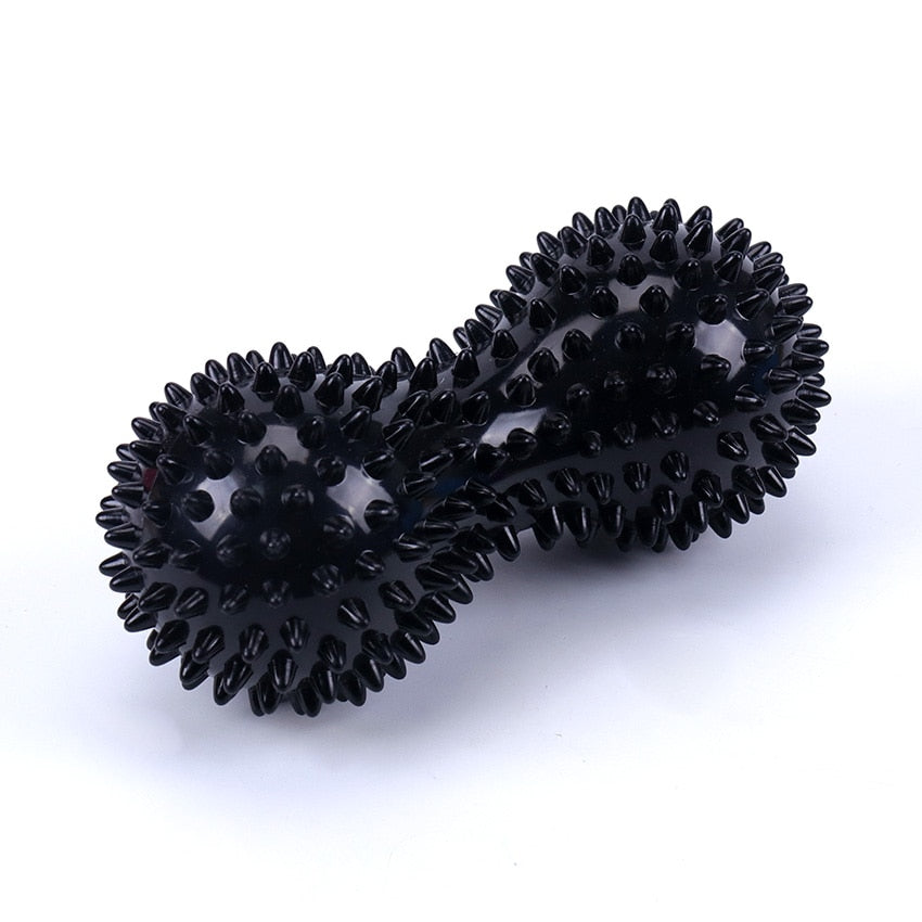 Foot Massage Roller Peanut Double Lacrosse Spiky Ball