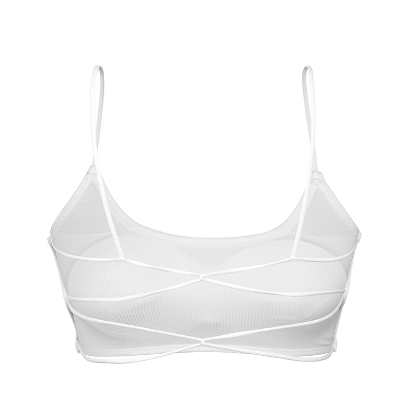 Beauty Cross Back Sport Bra For Women Yoga Sport