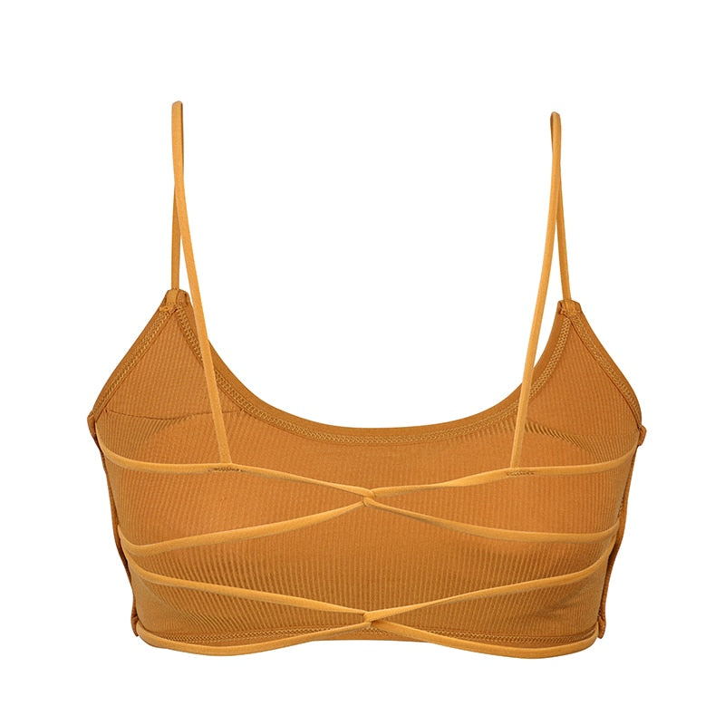 Beauty Cross Back Sport Bra For Women Yoga Sport