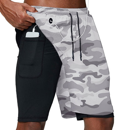 Running Shorts Men Fitness Gym Training Sports