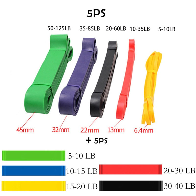 Elastic Resistance Band Exercise Expander Stretch