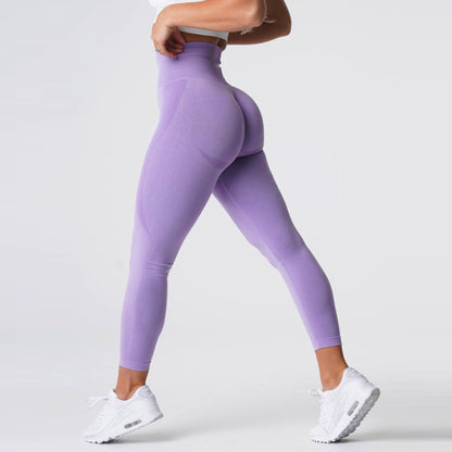 Mocha Contour Seamless Leggings High Waist Gym