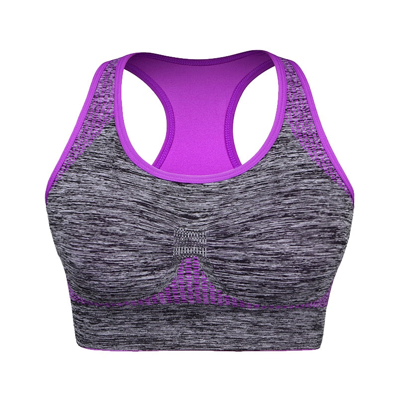 Women Professional Sport Bra Padded Push Up Shockproof