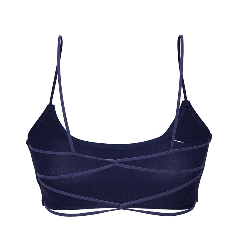 Beauty Cross Back Sport Bra For Women Yoga Sport