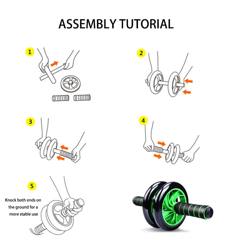 Fitness Roller Abs Wheel Roller Sit-ups