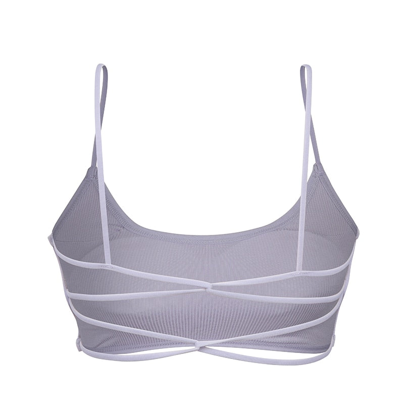 Beauty Cross Back Sport Bra For Women Yoga Sport