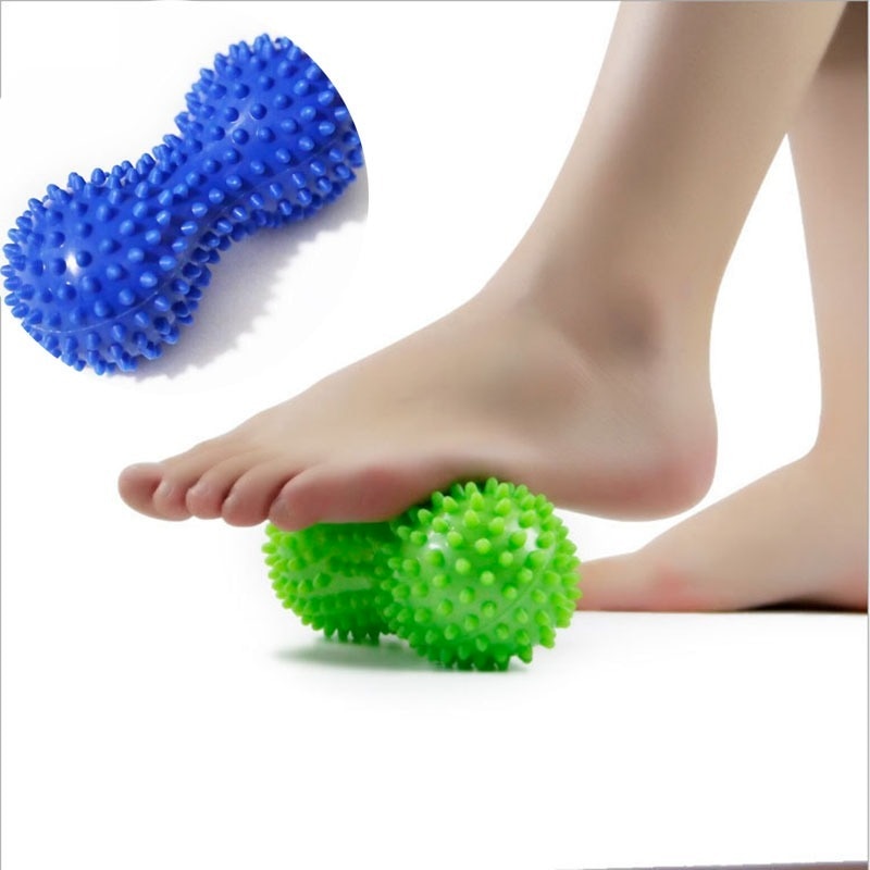 Foot Massage Roller Peanut Double Lacrosse Spiky Ball