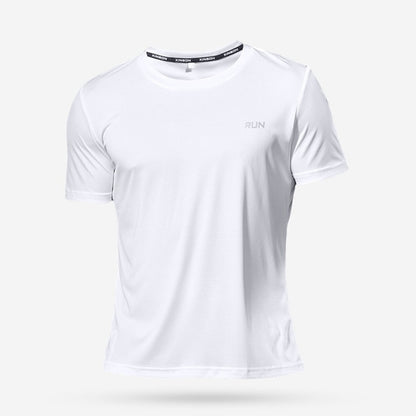 Multicolor Quick Dry Short Sleeve Sport T Shirt Gym