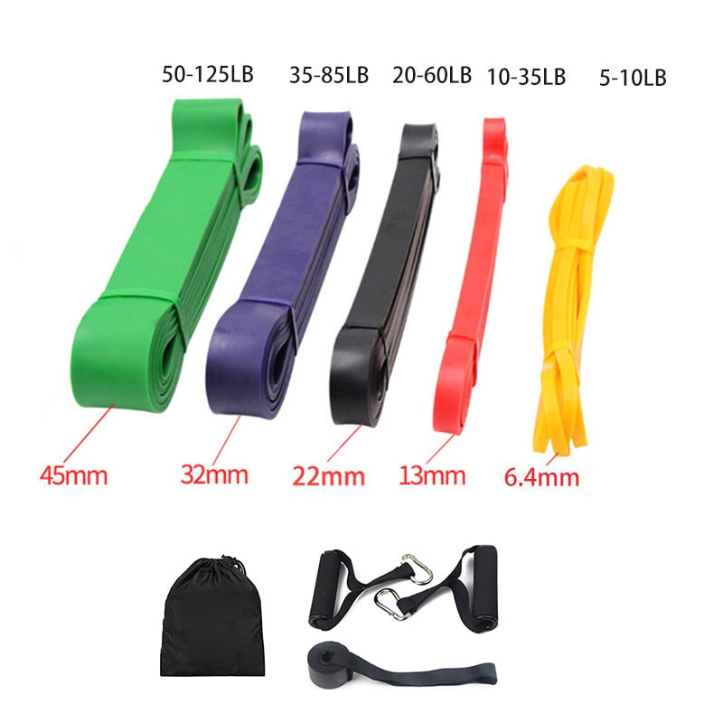 Elastic Resistance Band Exercise Expander Stretch