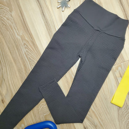 Sexy Seamless Textured Scrunch Bum Leggings Squat