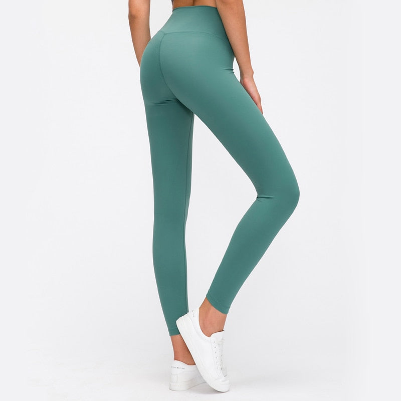 Yoga Leggings No Front Seam Buttery Soft Workout Leggings