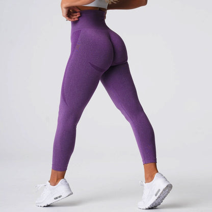 Mocha Contour Seamless Leggings High Waist Gym