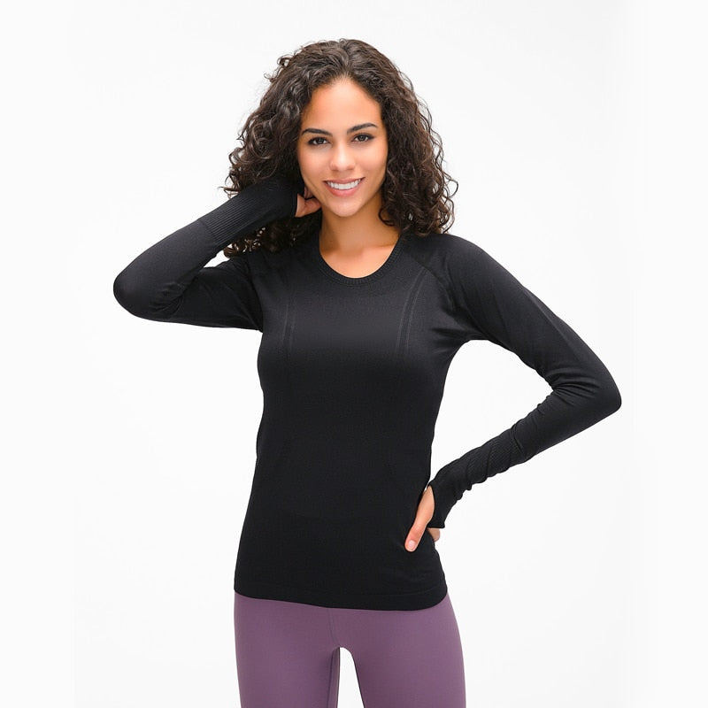 Women Yoga Seamless Top Super Soft Shirt