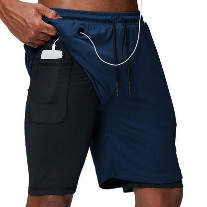 Running Shorts Men Fitness Gym Training Sports