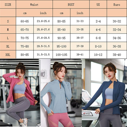 Women's Long Sleeves Sports Running Shirt Breathable