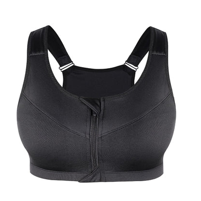 Sports Bras Hot Women Zipper Push Up Vest