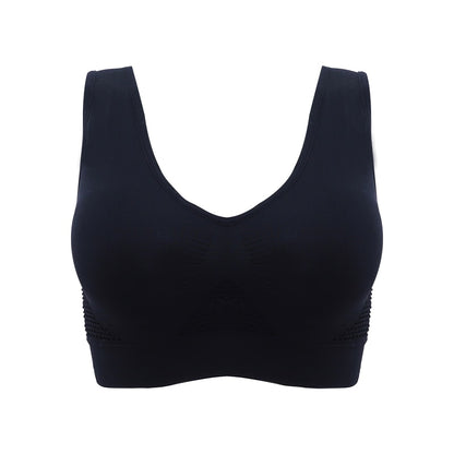 Breathable Sports Bras Women Hollow Out Padded