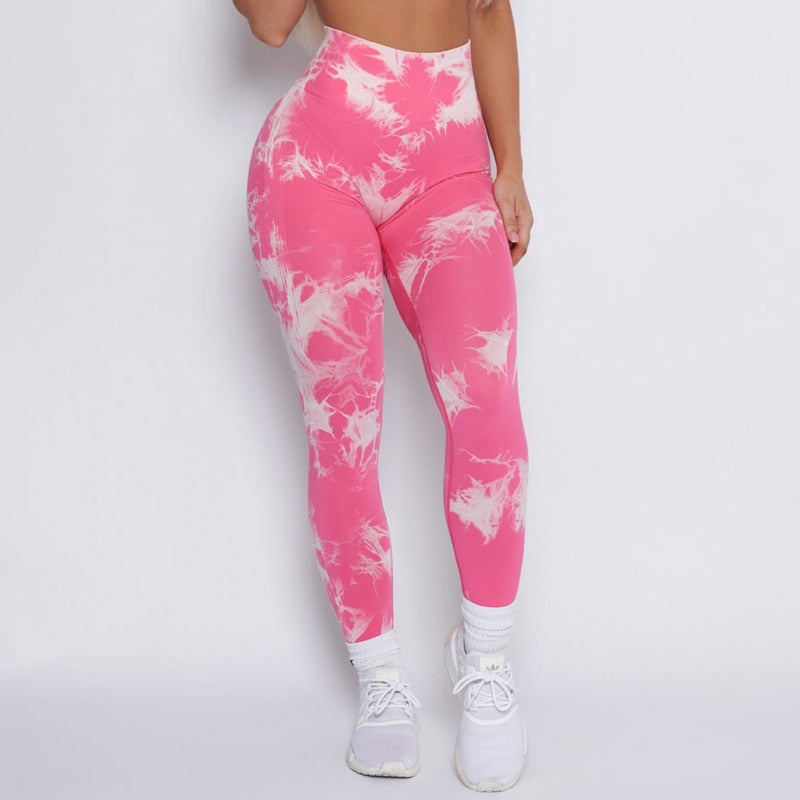 New Lightning Marble Scrunch Butt Leggings