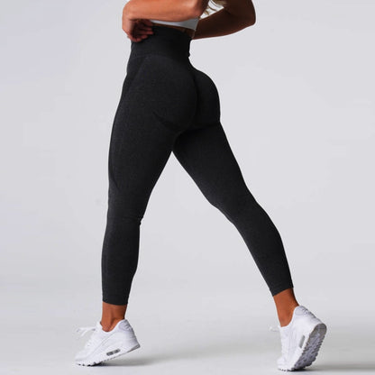 Mocha Contour Seamless Leggings High Waist Gym