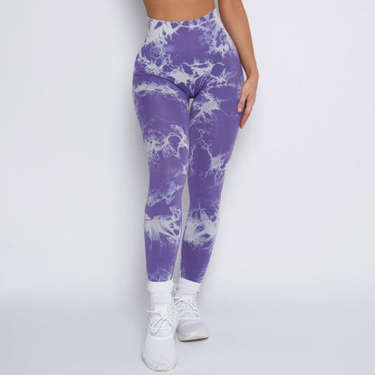 New Lightning Marble Scrunch Butt Leggings