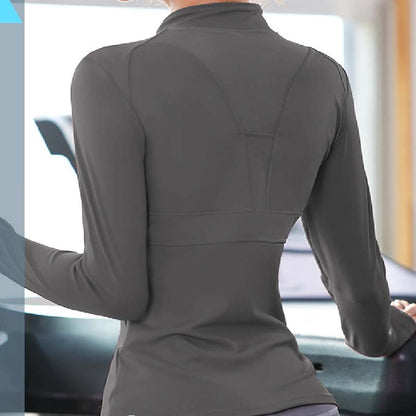 Women's Long Sleeves Sports Running Shirt Breathable