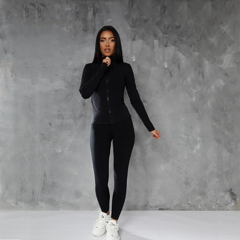 Yoga Suit Women&#39;s Sportswear Long-Sleeved