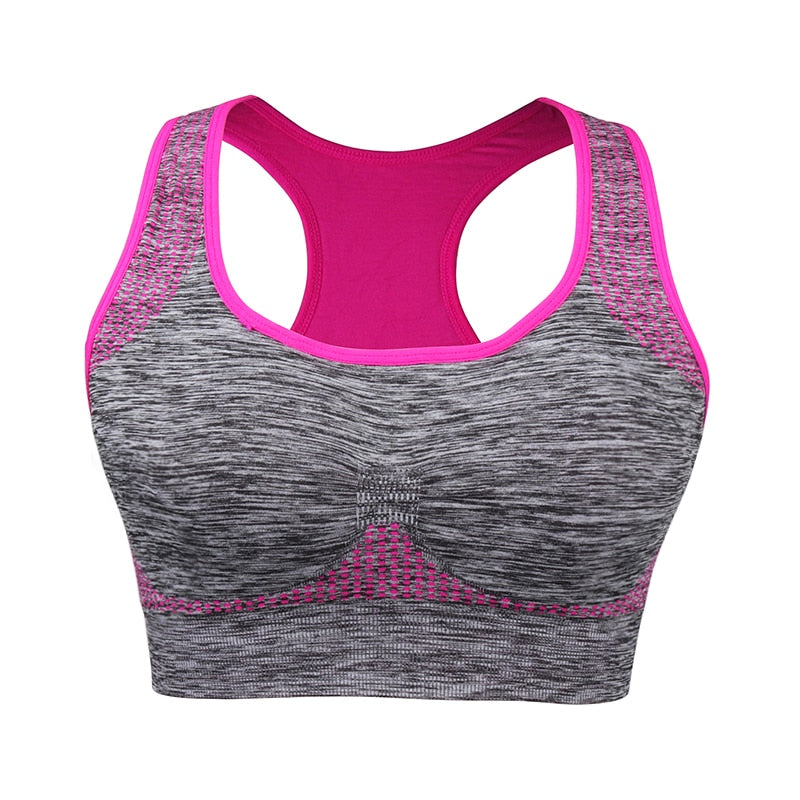 Women Professional Sport Bra Padded Push Up Shockproof