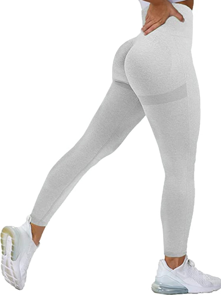 Women Seamless Workout Leggings High Waist Push Up