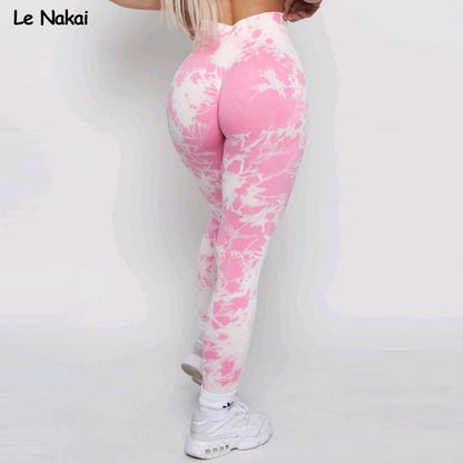 New Lightning Marble Scrunch Butt Leggings