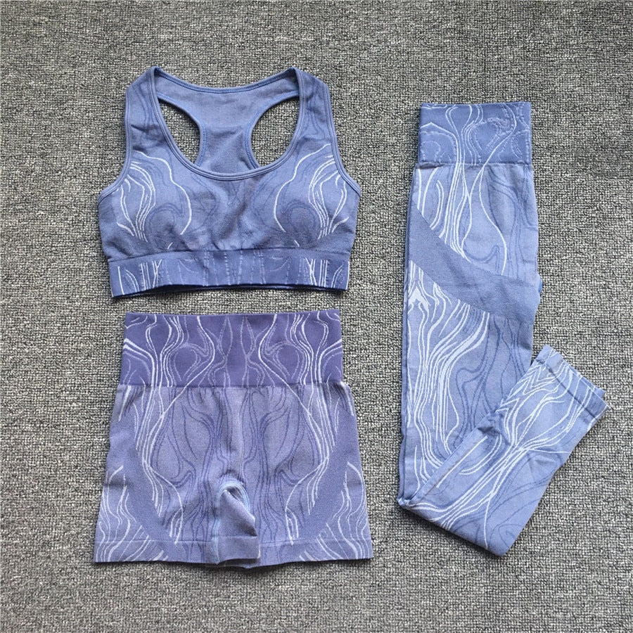 Water Ripples Mercury Yoga Women Gym Fitness Clothing