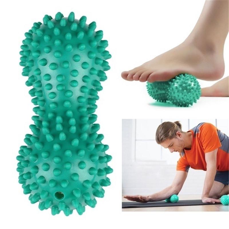 Foot Massage Roller Peanut Double Lacrosse Spiky Ball