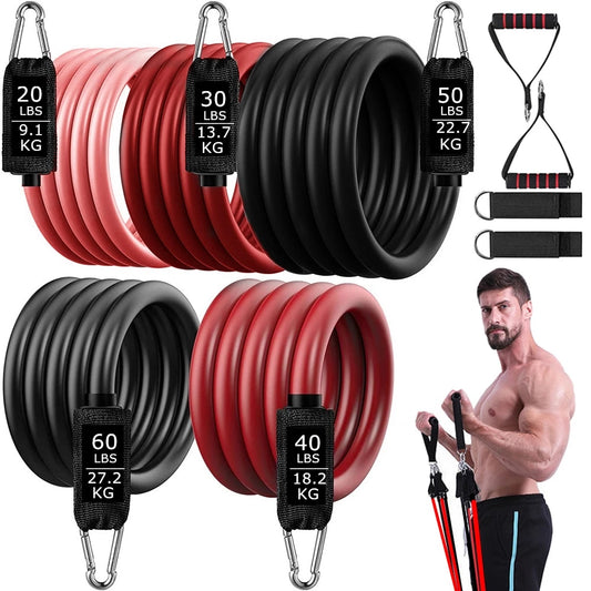 Yoga Loop Latex Resistance Bands Set Rubber Exercise