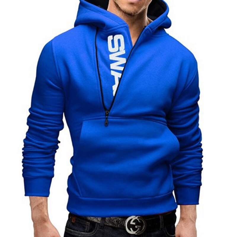 Men Tracksuit Casual 2 Pieces Set Zipper Sweatshirt and Sweatpants